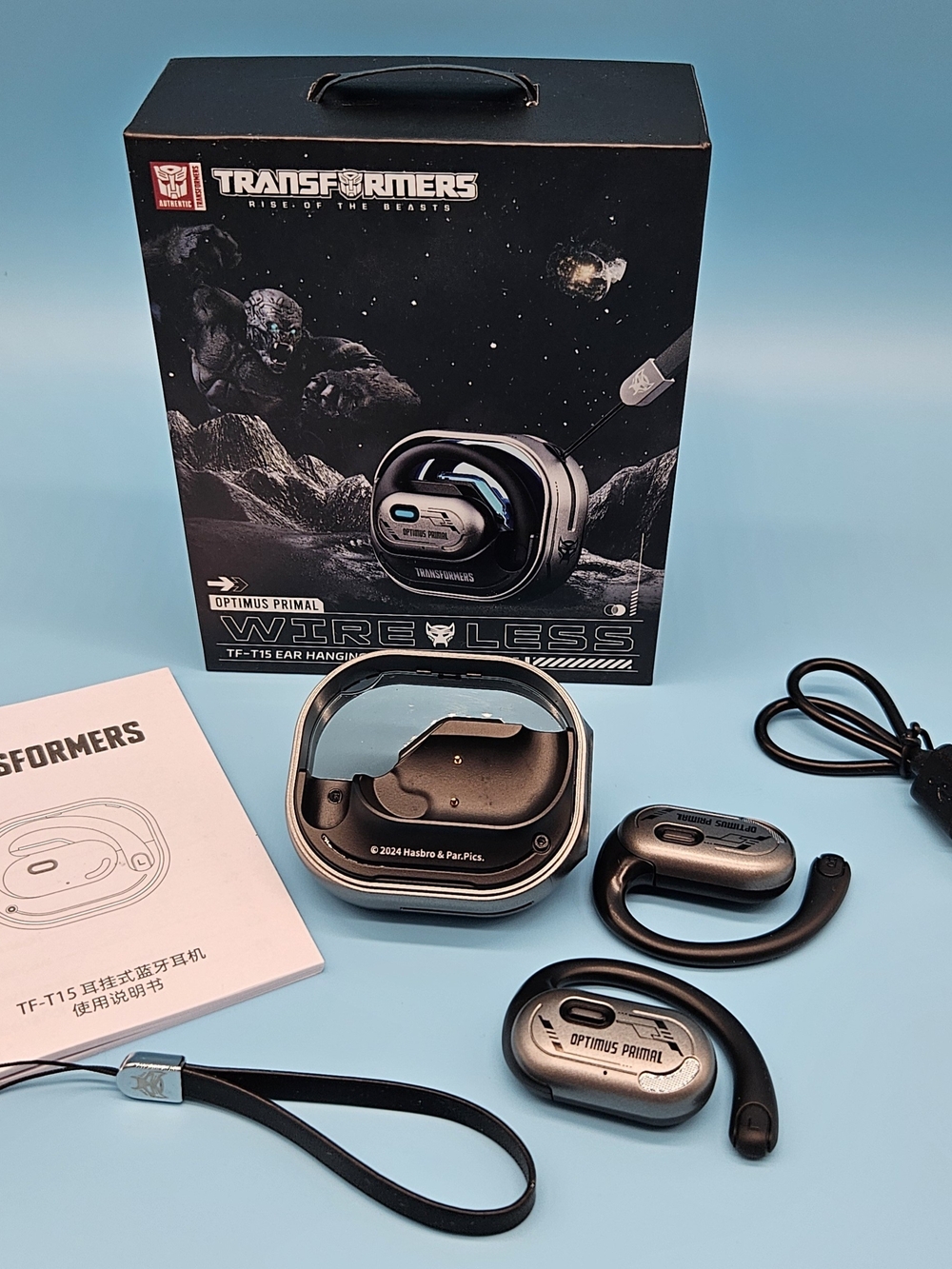 Optimus Primal Wireless Earbuds - Black/Gunmetal
